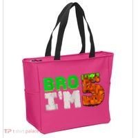 5th Birthday Boy Bro I’m 5 Year Old Gamer Pixel Number Tote Bag thumb 2
