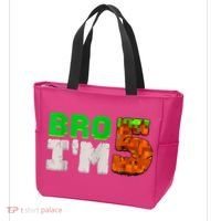 5th Birthday Boy Bro I’m 5 Year Old Gamer Pixel Number Tote Bag thumb 3