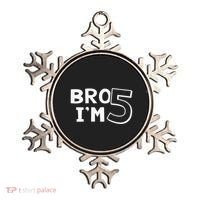 5th Birthday Boy Bro I’M 5 Year Old Five Fifth Party Ornament thumb 0