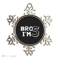 5th Birthday Boy Bro I’M 5 Year Old Five Fifth Party Ornament thumb 0