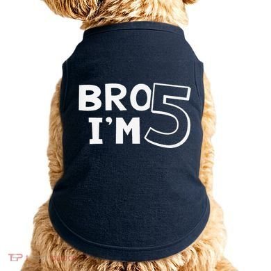 5th Birthday Boy Bro I’M 5 Year Old Five Fifth Party Doggie Tank
