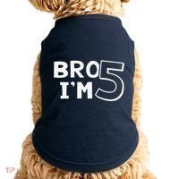 5th Birthday Boy Bro I’M 5 Year Old Five Fifth Party Doggie Tank thumb 0