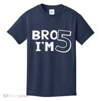 5th Birthday Boy Bro I’M 5 Year Old Five Fifth Party Kids T-Shirt thumb 0