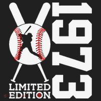 50th Birthday Baseball Limited Edition 1973 Women's Sweatshirt thumb 2