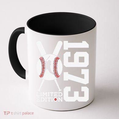 50th Birthday Baseball Limited Edition 1973 Coffee Mug