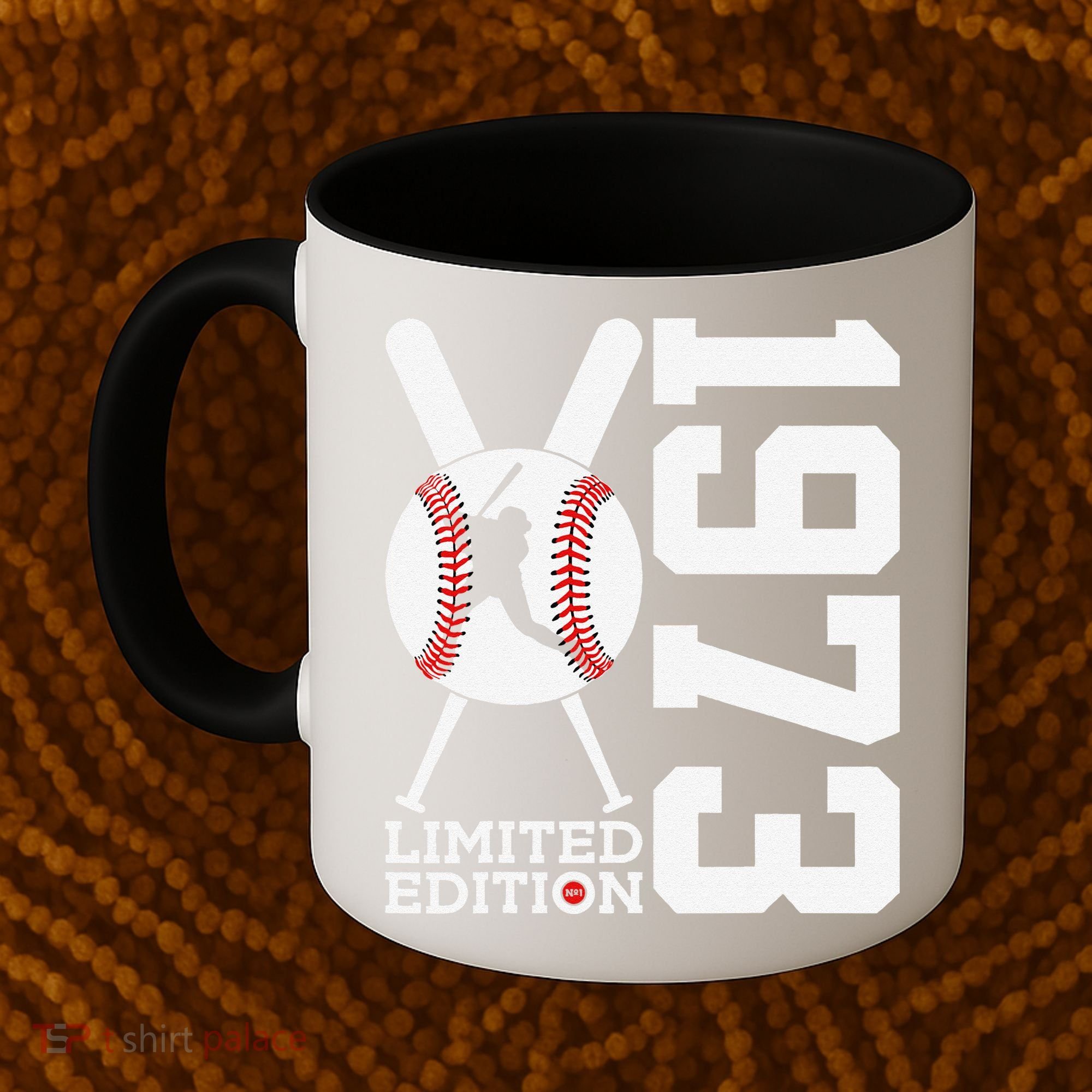 50th Birthday Baseball Limited Edition 1973 Coffee Mug