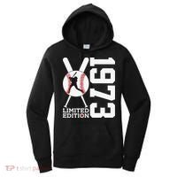 50th Birthday Baseball Limited Edition 1973 Women's Hoodie thumb 0