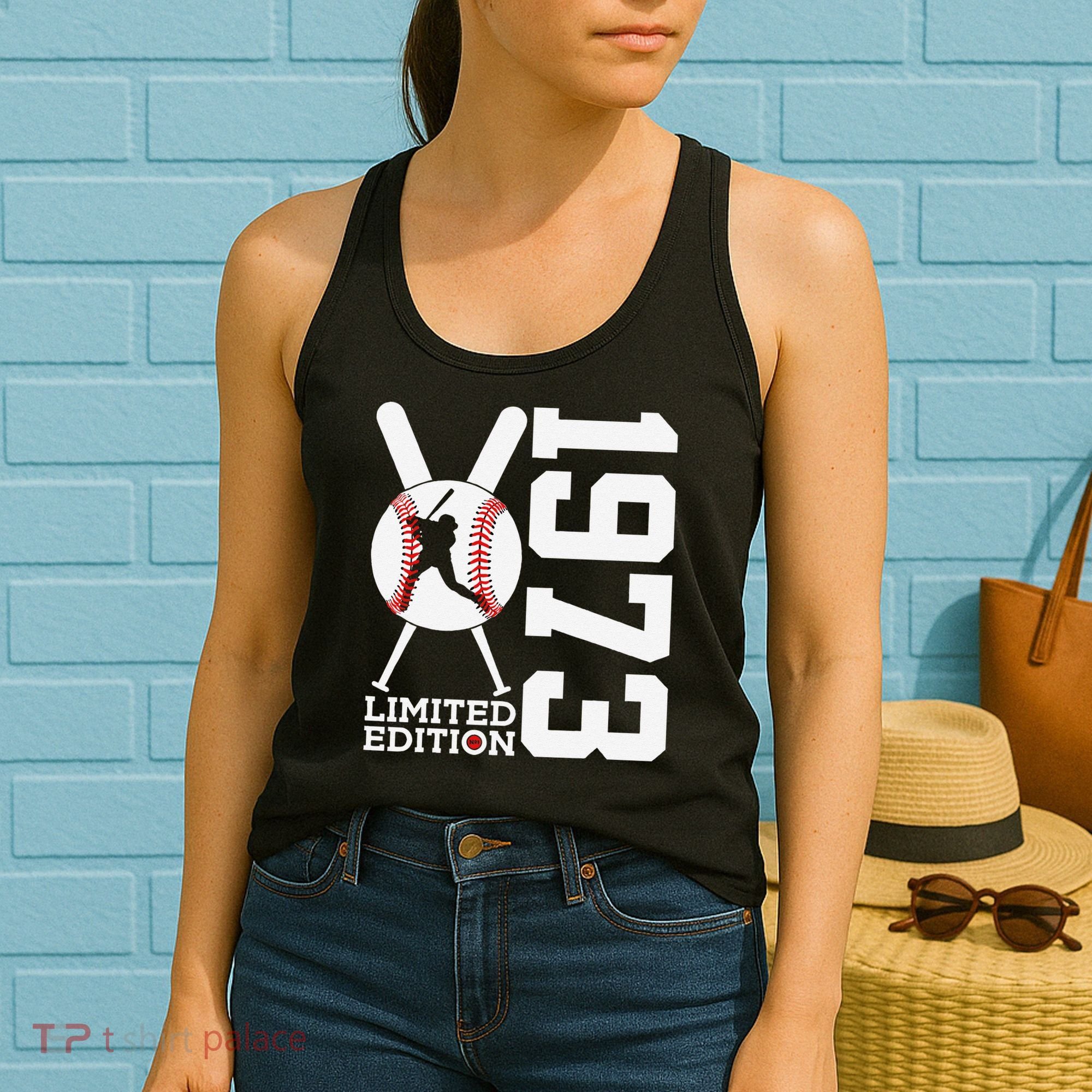 50th Birthday Baseball Limited Edition 1973 Women's Tank Top