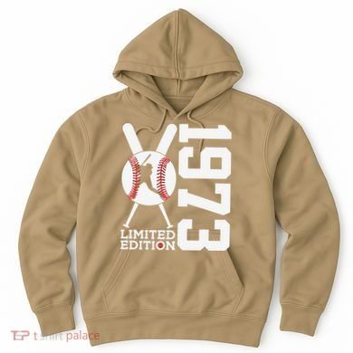 50th Birthday Baseball Limited Edition 1973 Hoodie