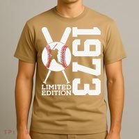 50th Birthday Baseball Limited Edition 1973 T-Shirt thumb 3