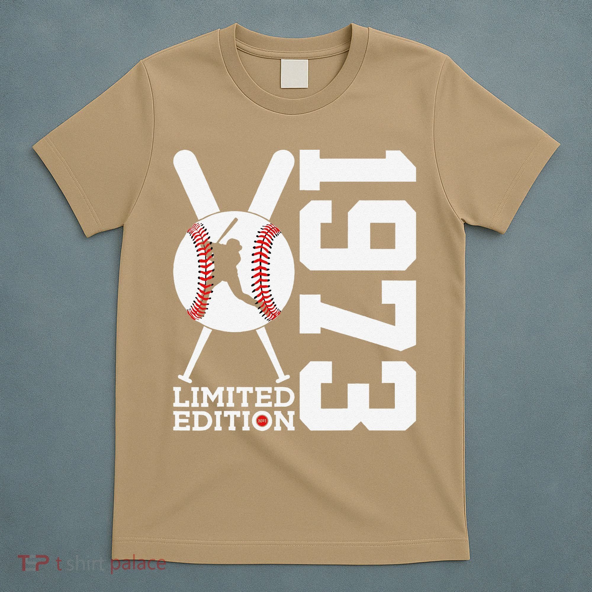 50th Birthday Baseball Limited Edition 1973 T-Shirt