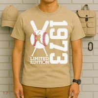 50th Birthday Baseball Limited Edition 1973 T-Shirt thumb 6