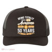 50th Birthday Being Totally Awesome Since 1976 Special Edition  Yupoong Adult 5-Panel Trucker Hat thumb 0