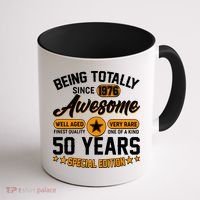 50th Birthday Being Totally Awesome Since 1976 Special Edition  Coffee Mug thumb 1