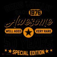 50th Birthday Being Totally Awesome Since 1976 Special Edition  Coffee Mug thumb 5