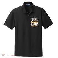 50th Birthday Being Totally Awesome Since 1976 Special Edition  Dry Zone Grid Polo thumb 0