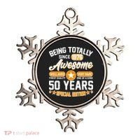 50th Birthday Being Totally Awesome Since 1976 Special Edition  Ornament thumb 0