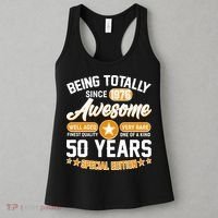 50th Birthday Being Totally Awesome Since 1976 Special Edition  Women's Tank Top thumb 3