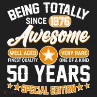 50th Birthday Being Totally Awesome Since 1976 Special Edition  Hat thumb 2