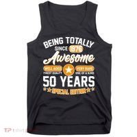 50th Birthday Being Totally Awesome Since 1976 Special Edition  Tank Top thumb 0