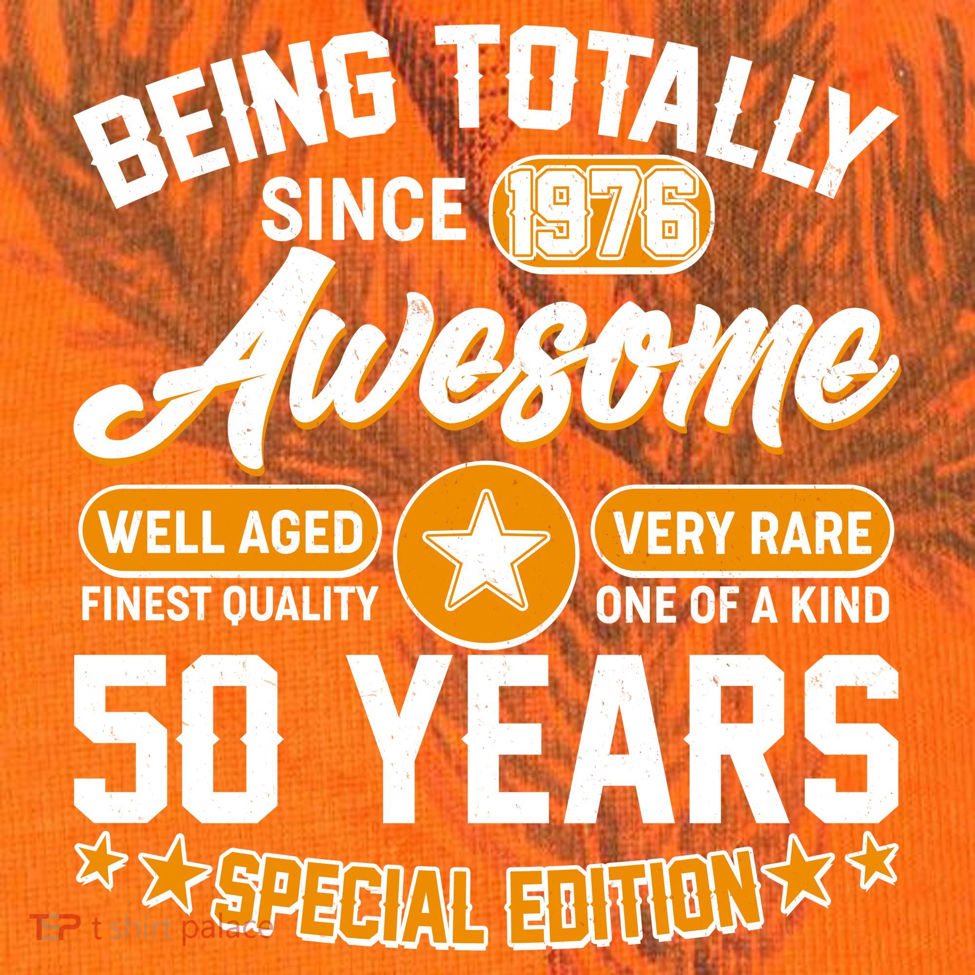 50th Birthday Being Totally Awesome Since 1976 Special Edition  Kati Licensed 12" Camo Cuffed Beanie