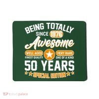 50th Birthday Being Totally Awesome Since 1976 Special Edition  Mousepad thumb 0