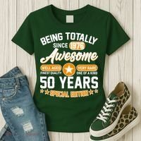 50th Birthday Being Totally Awesome Since 1976 Special Edition  Women's T-Shirt thumb 3