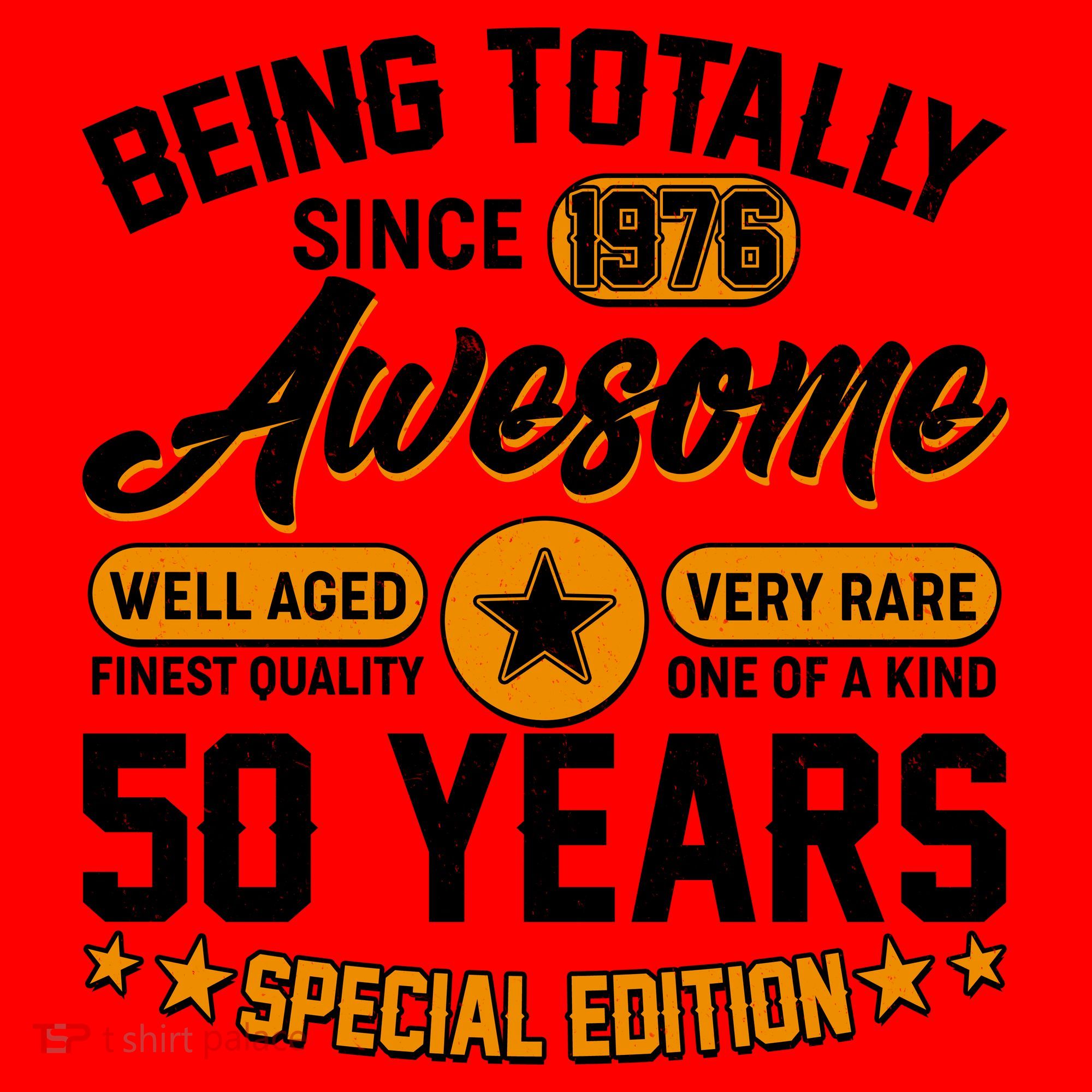 50th Birthday Being Totally Awesome Since 1976 Special Edition  Santa Hat