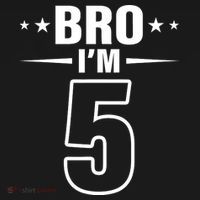 5th Birthday Boy Bro I’m 5 Year Old Fifth Birthday Party Ornament thumb 1