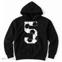 5th Birthday Boy Soccer Player Football 5 Years Old Hoodie thumb 0