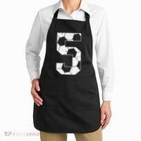 5th Birthday Boy Soccer Player Football 5 Years Old Apron thumb 2