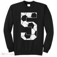 5th Birthday Boy Soccer Player Football 5 Years Old Sweatshirt thumb 0