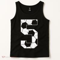 5th Birthday Boy Soccer Player Football 5 Years Old Tank Top thumb 2