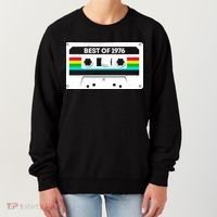 50th Birthday Best Of 1976 Cassette Mix Tape  Women's Sweatshirt thumb 0