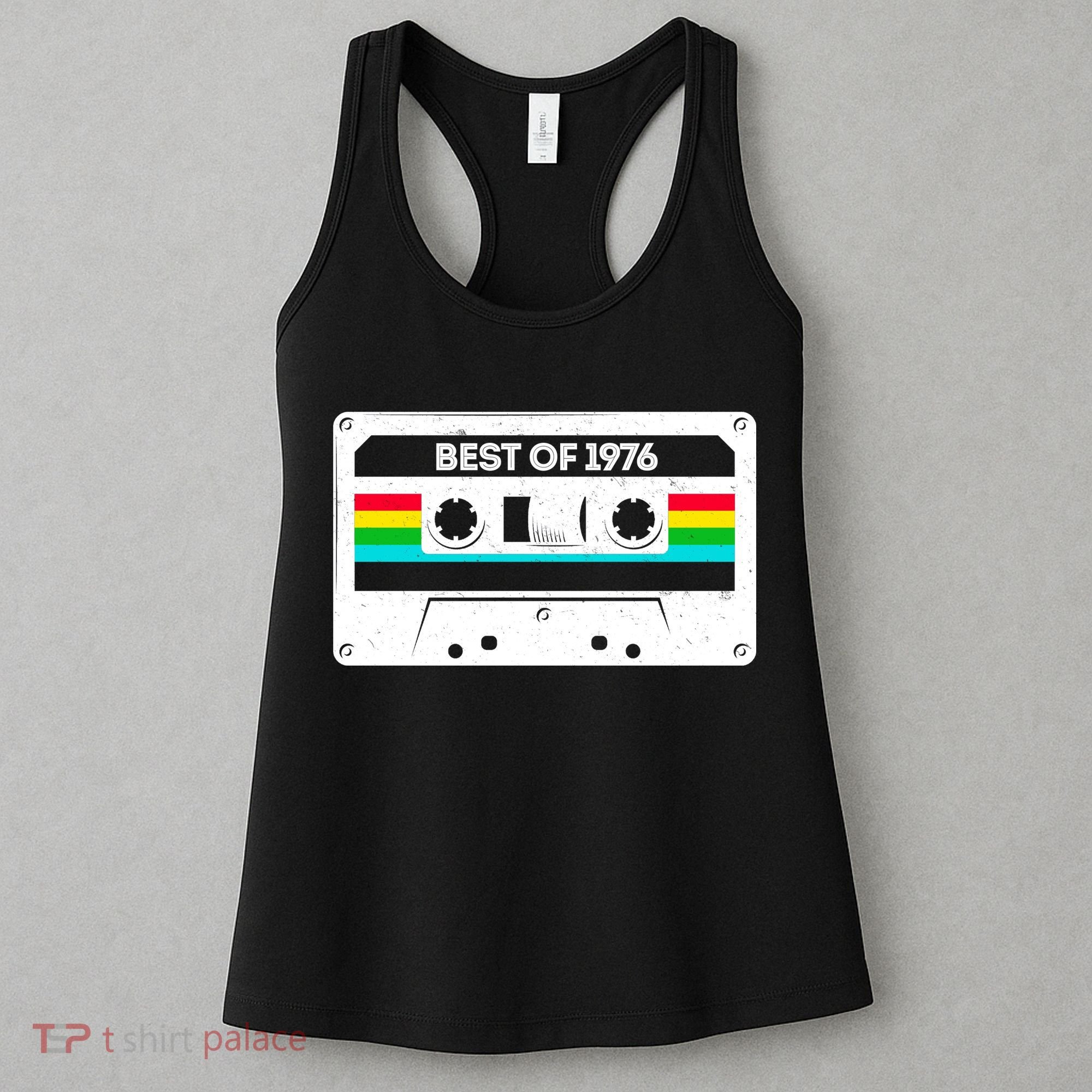 50th Birthday Best Of 1976 Cassette Mix Tape  Women's Tank Top