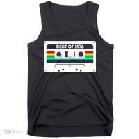 50th Birthday Best Of 1976 Cassette Mix Tape  Tank Top thumb 0