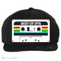 50th Birthday Best Of 1976 Cassette Mix Tape  Wool Snapback Cap thumb 0