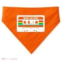 50th Birthday Best Of 1976 Cassette Mix Tape  USA-Made Doggie Bandana thumb 0