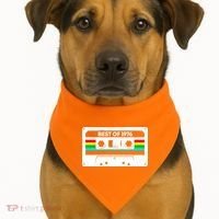 50th Birthday Best Of 1976 Cassette Mix Tape  USA-Made Doggie Bandana thumb 1