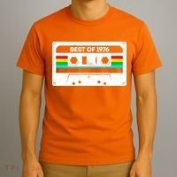 50th Birthday Best Of 1976 Cassette Mix Tape  T-Shirt thumb 3