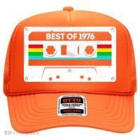 50th Birthday Best Of 1976 Cassette Mix Tape  Hat thumb 0
