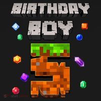 5th Birthday Boy 5 Video Gamer Pixel Number Five Bday Party Toddler Hoodie thumb 2
