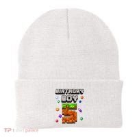 5th Birthday Boy 5 Video Gamer Pixel Number Five Bday Party Beanie thumb 0