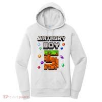 5th Birthday Boy 5 Video Gamer Pixel Number Five Bday Party Women's Hoodie thumb 0