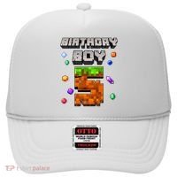 5th Birthday Boy 5 Video Gamer Pixel Number Five Bday Party Hat thumb 0