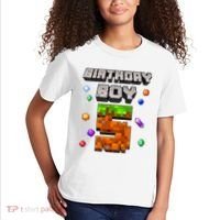 5th Birthday Boy 5 Video Gamer Pixel Number Five Bday Party Kids T-Shirt thumb 2