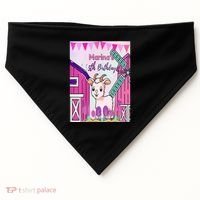 5th Birthday Bash Exploring The Goat Farm Wonderland! USA-Made Doggie Bandana thumb 0