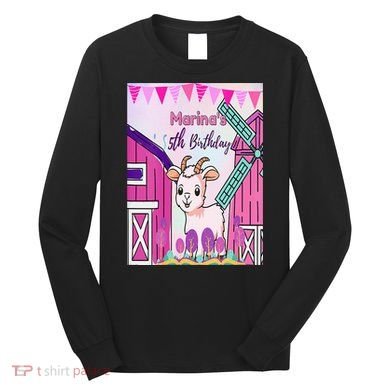 5th Birthday Bash Exploring The Goat Farm Wonderland! Long Sleeve Shirt