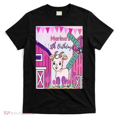 5th Birthday Bash Exploring The Goat Farm Wonderland! T-Shirt