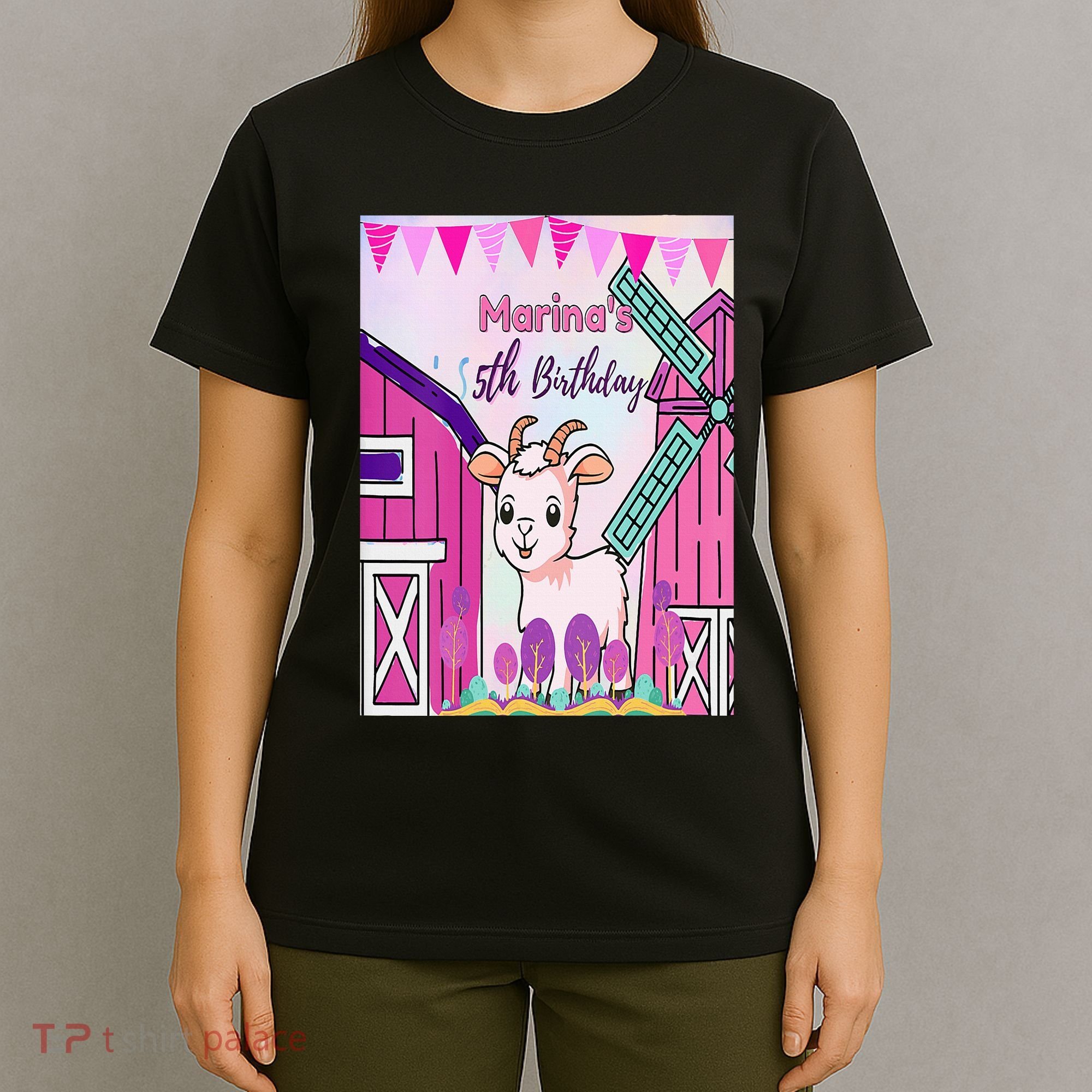 5th Birthday Bash Exploring The Goat Farm Wonderland! T-Shirt